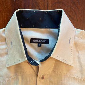 Bogoose Men's Buttondown  with Flip Sleeves